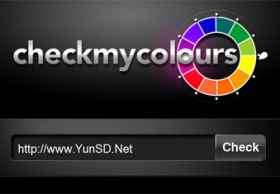 Check My Colours-在线分析对比网页颜色