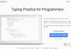 Typing Practice：在线练习敲代码，程序员专用！