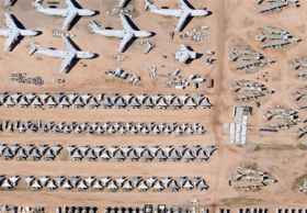 十大震撼谷歌地图卫星照:俯瞰美国飞机墓地